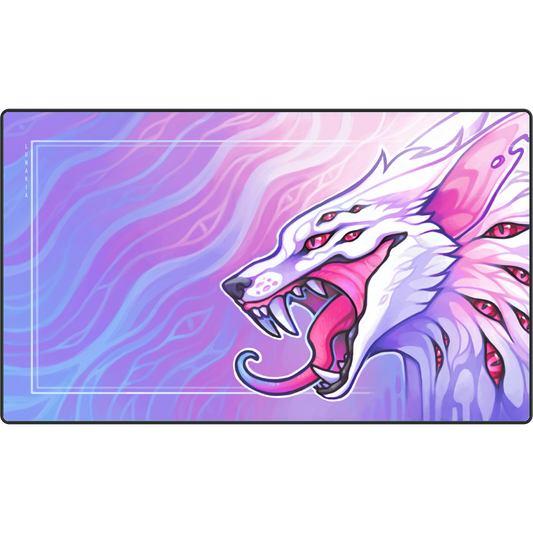 Gamemat / XL-Mousepad Weißer Wolf