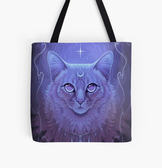 Stofftasche - Moon Cat