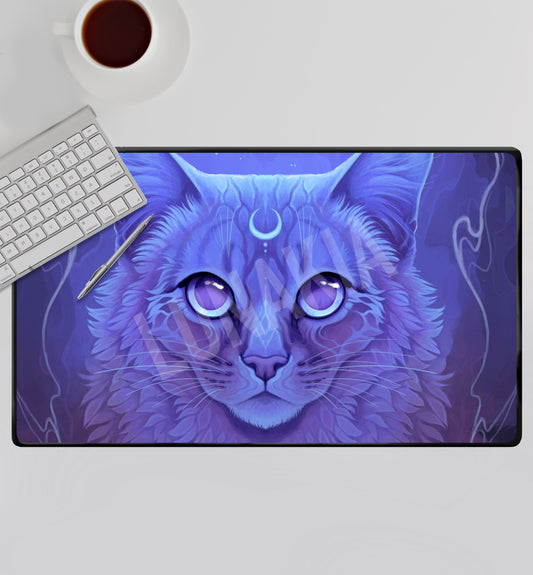 Gamemat / XL-Mousepad "Moon Cat"