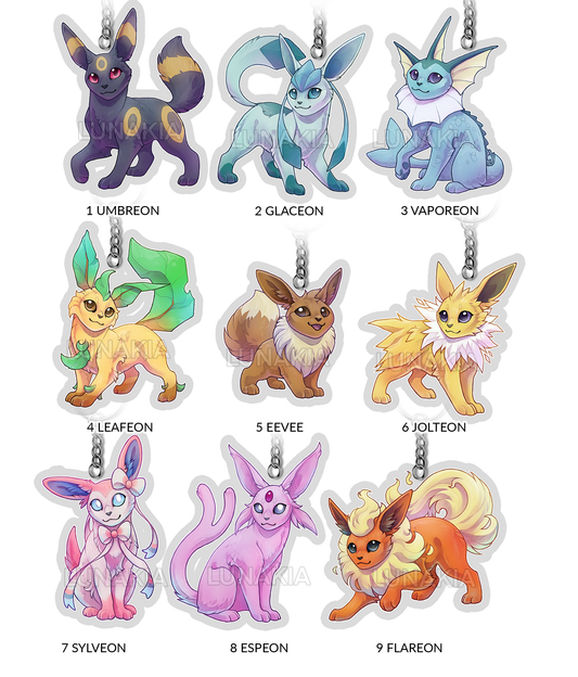 Schlüsselanhänger - Eeveelutions
